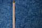 Preview: blau marmorierter Batikstoff von Anthology, Motiv: hellblaue Striche