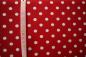 Preview: roter Baumwollstoff mit weißen Punkte