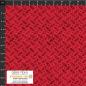 Preview: roter Stoff von STOF A/S, Motiv: Ovale 1,5 cm Kreise 0,5 cm , Farben: rot-weiß, 100% Baumwolle, Stoffbreite: 110 cm