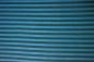 Preview: türkis-blau gestreifer Jersey (Abstand der Streifen 1 cm) 95% Baumwollstoff und 5 % Elastan