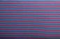 Preview: türkis-pink gestreifer Jersey (Abstand der Streifen 1 cm) 95% Baumwollstoff und 5 % Elastan