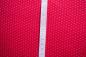 Preview: roter Jersey mit pinken Minipunkten (Abstand der Punkten 0,5 cm) 95% Baumwollstoff und 5 % Elastan