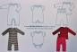 Preview: Papierschnittmuster Strampler  Gr: 50/56 bis 68/74, Minikrea