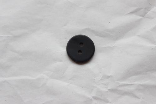 Preview: 6 schwarze Perlmuttknöpfe 18 mm, Black Penn