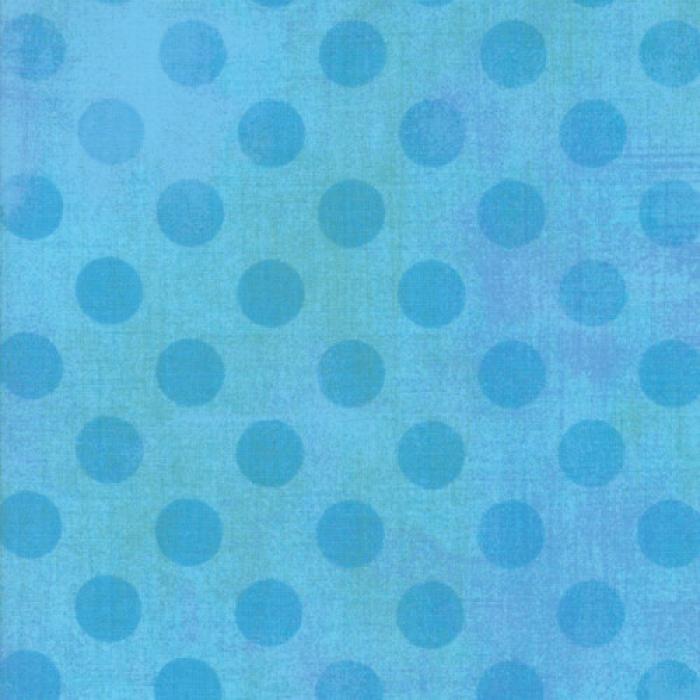 Moda blauer Grunge Hits The Spot, Nr.26, Farben: hellblau-grau-flieder, Motiv: Kreise, ca 1,8 cm Ø und 2 cm Abstand