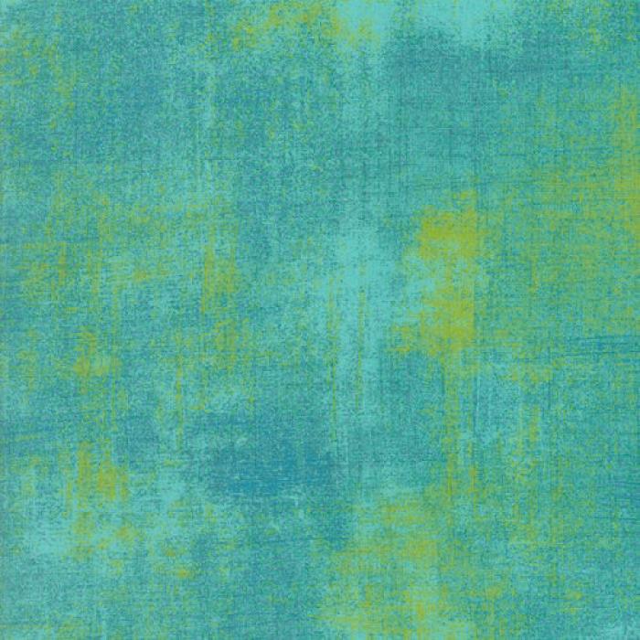 Moda, blau Grunge Nr.342, Basicgrey, Farben: türkis-hellblau-dunkelblau-petrol-senf