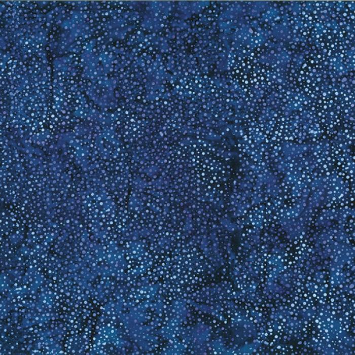 blau-flieder-grau marmorierter Batikstoff von Hoffmann, Muster: Kreise ca. 0,5-2 mm in blau-flieder-grau Stoffbreite: 110 cm, 100% Baumwolle