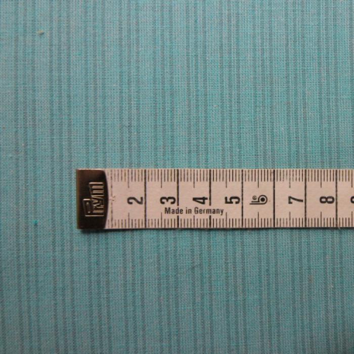 türkiser Westfalenstoff, Muster: Streifen 3 Streifen 1 mm breit mit 2 mm Abstand, insgesamt ca. 7 mm breit