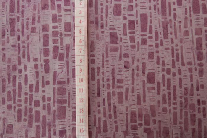 pink / rosafarbener Batikstoff von Robert Kaufmann, Muster: Striche