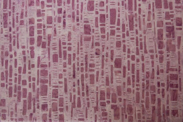 pink / rosafarbener Batikstoff von Robert Kaufmann, Muster: Striche