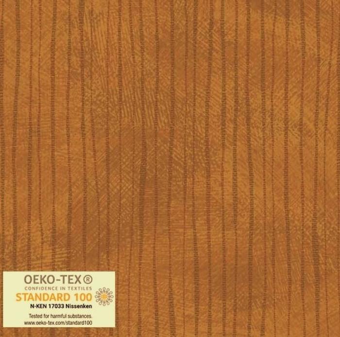 brauner Stoff von STOF A/S, Motiv: Striche, Farben: braun, 100% Baumwolle, Stoffbreite: 110 cm