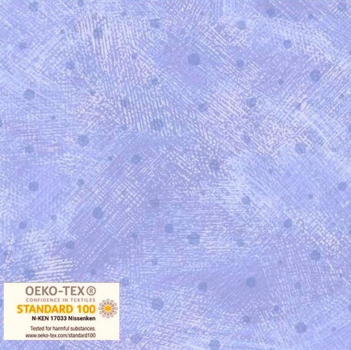 lilaner Stoff von STOF A/S, Motiv: Striche-Punkte , Farben: lila marmormiert, 100% Baumwolle, Stoffbreite: 110 cm
