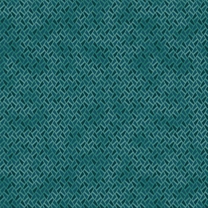 türkiser dänischer Stoff von StofA/S, Motiv Quadrate1 cm groß 2 fach geteilt, Farben türkis-petrol, Öko Tex Standard 100,  100% Baumwolle