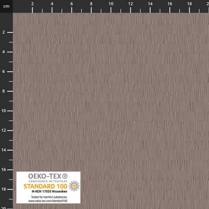 brauner Stoff von STOF A/S, Motiv: feine Striche , Farben: braun ,  100% Baumwolle, Stoffbreite: 110 cm