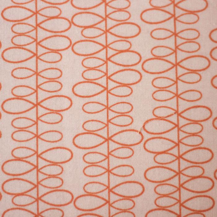 For You von Zen Chic,lachsfarbener Stoff, Motiv orangene Schlaufen, Farben: lachs-orange